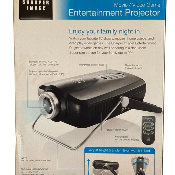The Sharper Image Entertainment Projector - Picture 2 of 6